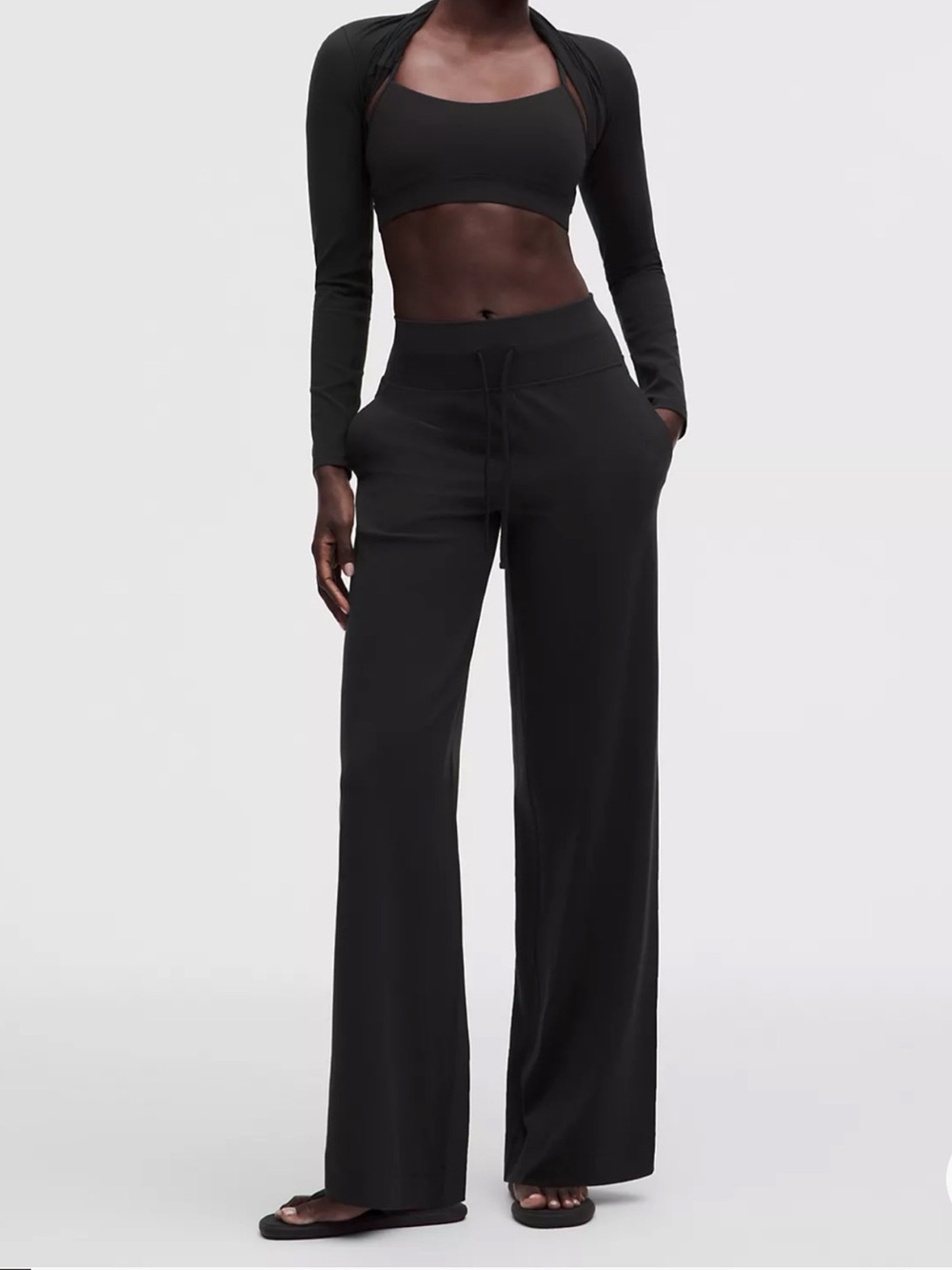 Lululemon Groove Wide-Leg High Rise Pant *short